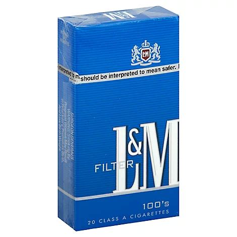 L&m Blue Pack 100s Box Cigarettes - CTN - Jewel-Osco