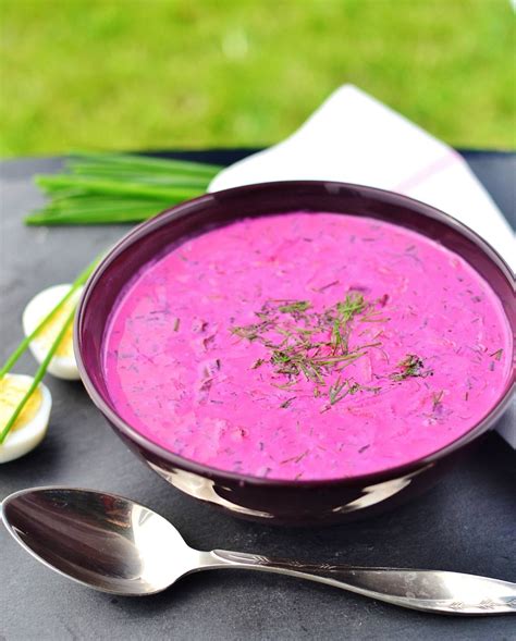 Cold Beet Soup (Polish Chlodnik) - Everyday Healthy Recipes