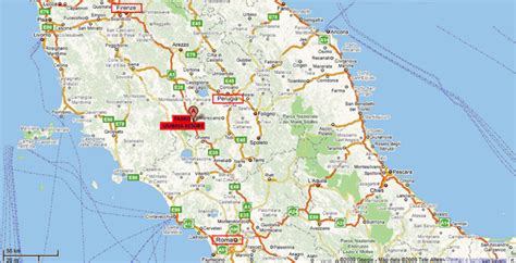 Perugia Map - Italy