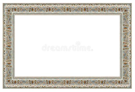 White rectangle frame stock image. Image of ornate, frame - 132336417