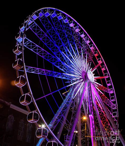 Sky View 2 Farris Wheel Centennial Park Attractions Atlanta Georgia Art ...