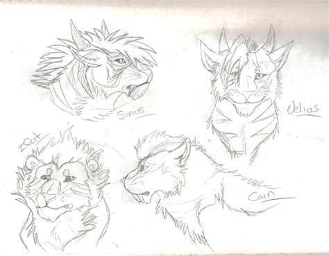 Hellcat sketches by BlackTailwolf on DeviantArt