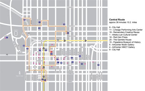 Shuttle Map - City of Pasadena