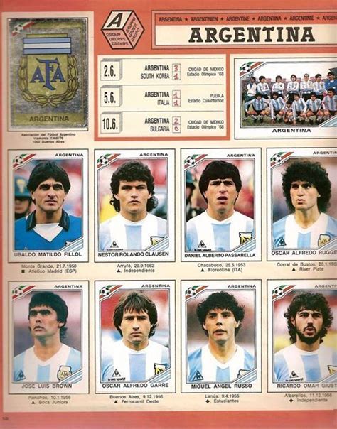 World Cup 1986: Argentina | World football, Argentina soccer, Argentina ...