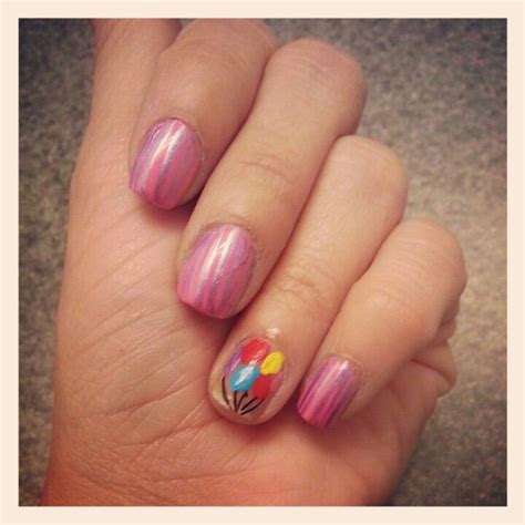 Birthday balloons nails Birthday Balloons, Nails, Beauty, Finger Nails, Ongles, Beauty ...