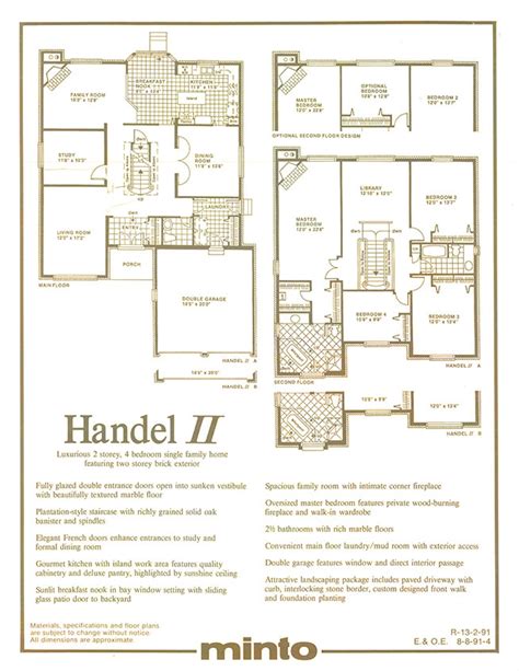 Minto Homes Floor Plans | Viewfloor.co