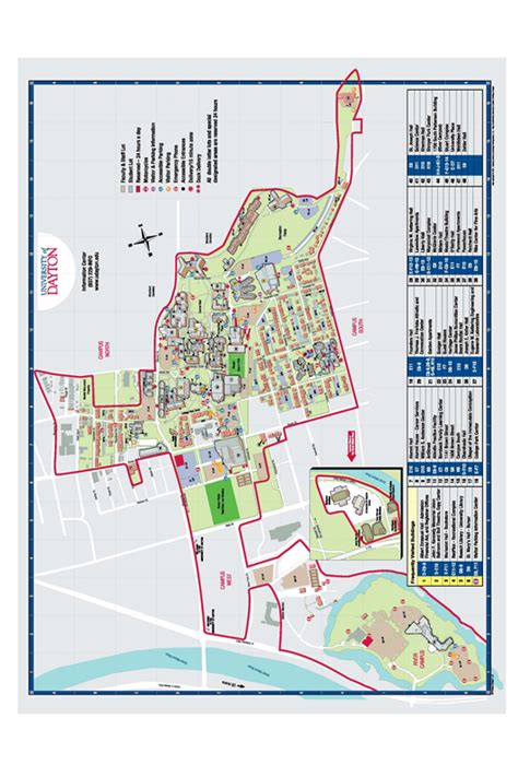 University Of Dayton Parking Lot Map