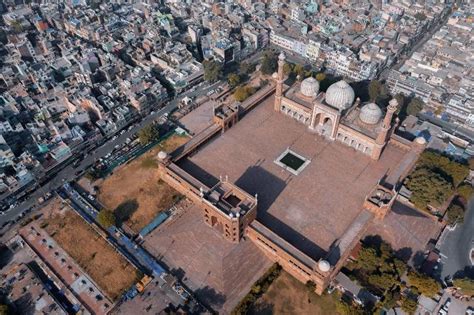 Aerial Pictures Of An Empty Jama Masjid During Eid 2020