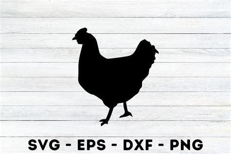 Chicken Silhouette Svg Graphic by MagaArt · Creative Fabrica