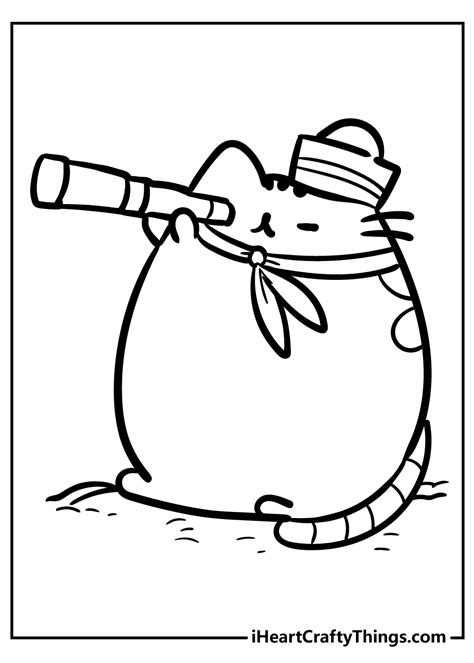 Pusheen Coloring Pages (Updated 2021)