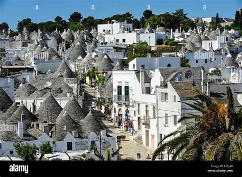 Italy Puglia Apuglia Alberobello Trulli houses. The Trulli of the ...