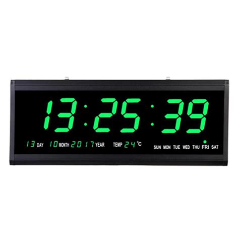 Large Screen Display electric LED clock Digital LED Wall clock with ...