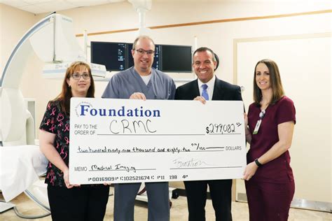 CRMC Foundation presents $299,082 for Medical Imaging Project - Coffeyville Regional Medical Center