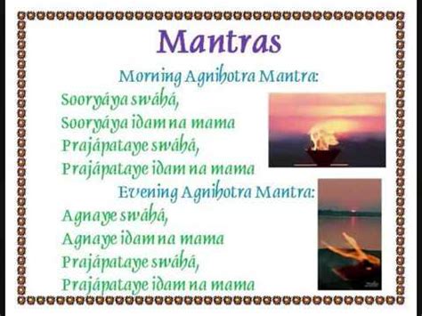 Agnihotra Mantra - YouTube