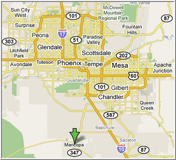 phoenixrealestateguy.comMaricopa map