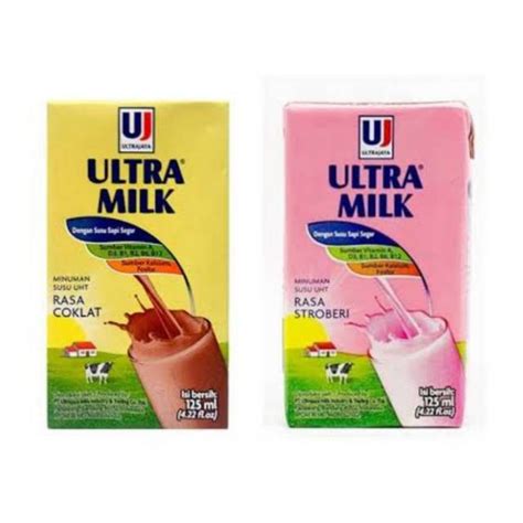 Jual Susu Ultra 125 ml (karton/All Variant) | Shopee Indonesia