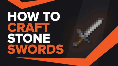 How To Make Stone Sword In Minecraft