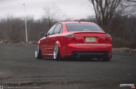 Stanced Audi A4 B6 back