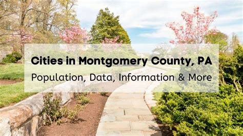 Cities in Montgomery County, PA - 🏆 COMPLETE List of Montgomery County ...