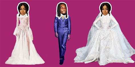 10 Dream Wedding Looks for Cardi B and Offset