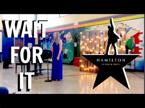 HAMILTON COVER- WAIT FOR IT - YouTube