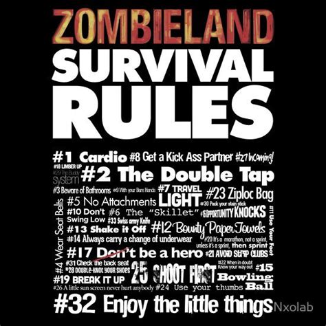 Zombieland Survival Rules Shirt | BuyZombie.com