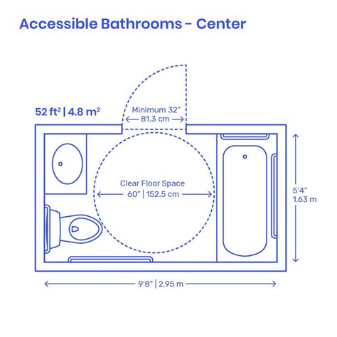 a bathroom with measurements for the toilet and sink