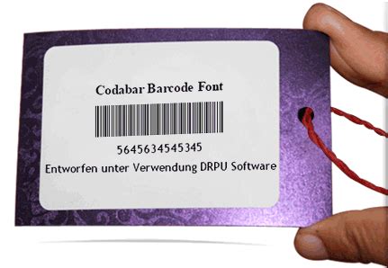 Generieren Sie Ihre Codabar Linear Barcode Font - Howtobarcode