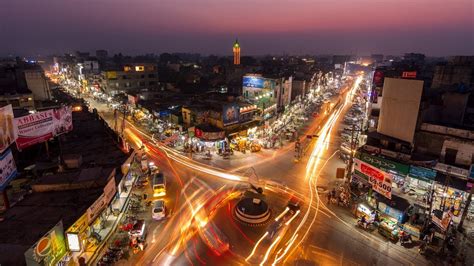 Shandar Chowk Jhelum | Time lapse of Sunset | Day to Night | Jhelum ...