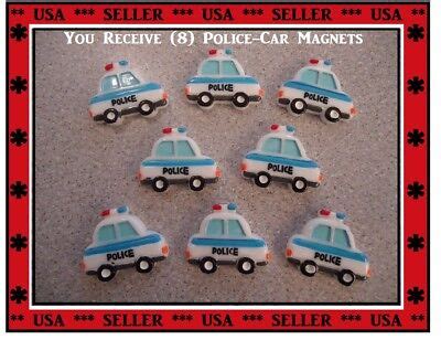 Police Car Magnets OR Ambulance Magnets Policeman Frig Magnets EMT Frig Magnets | eBay