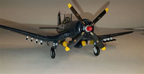 F4U4 Corsair Fighter -- Plastic Model Airplane Kit -- 1/48 Scale -- #855248 pictures by rmw1776