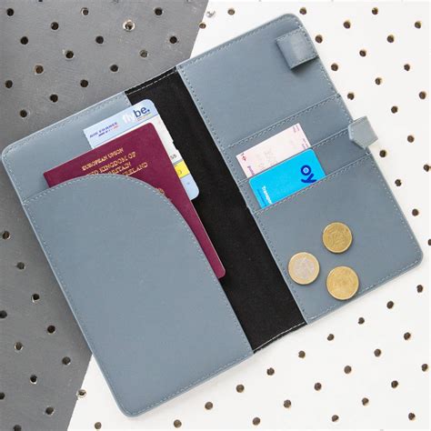 leather travel document wallet by begolden | notonthehighstreet.com