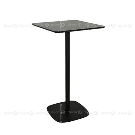 Decor8 Essentials Basic Square Bar Table - Black - More Sizes