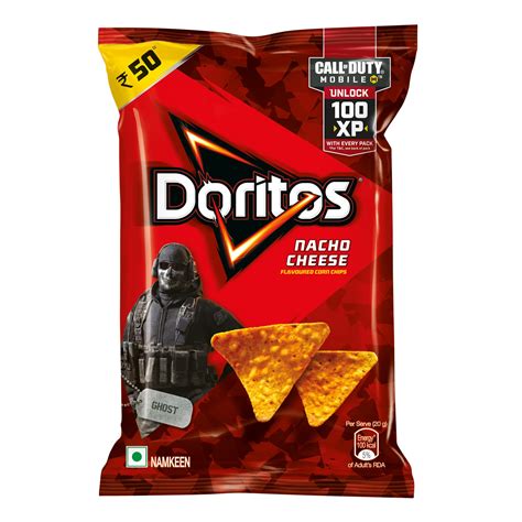 Buy Doritos Nacho Chips 91g, Nacho Cheese Flavour, Crunchy Crispy Chips & Snacks, Big Pack ...