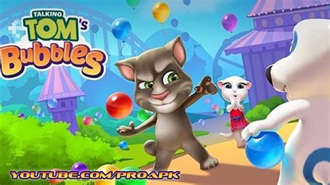 Talking Tom Bubble Shooter Gameplay IOS / Android - YouTube