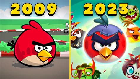 Evolution of Angry Birds Games 2009-2023 - YouTube