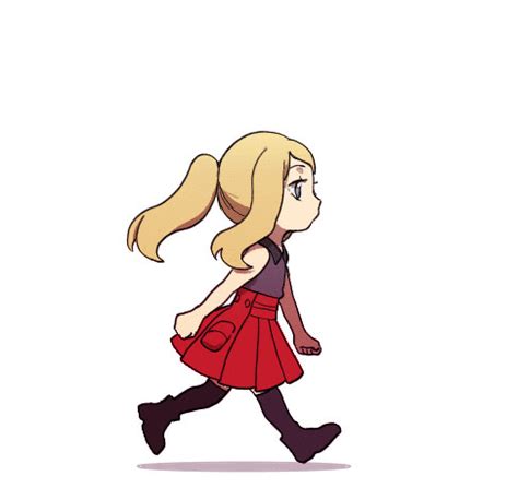 Serena's walk cycle | Pokémon | Know Your Meme