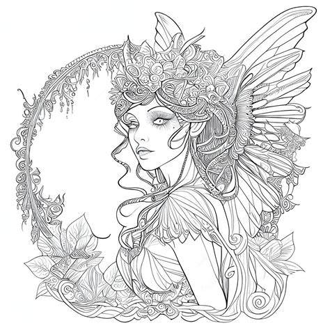 12 Pack Stress Relief Coloring Page Fairy Digital Print - Etsy Fox Coloring Page, Forest ...