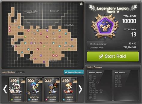 MapleStory Legion Guide - Best Characters, Ranks, Effects & Grid ...