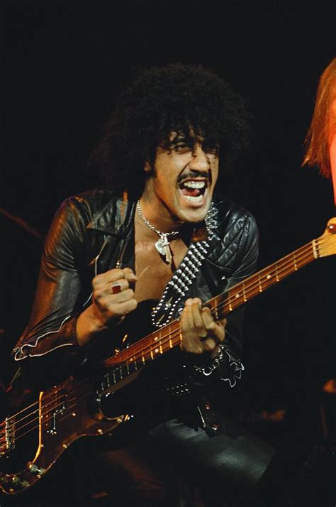 Phil Lynott Of Thin Lizzy Performs Live #1 by Richard Mccaffrey