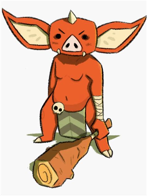 "Bokoblin" Sticker for Sale by KnightAshes | Redbubble