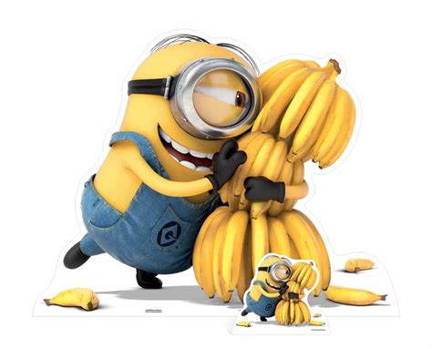 Minion Holding Bananas Cardboard Cutout / Standee / Stand up - Buy ...