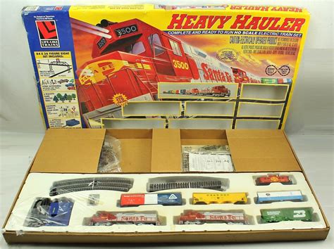 HO Life Like Heavy Hauler Train Set Santa FE 3500 No Figures | eBay ...