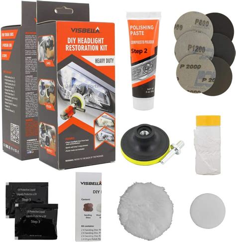 Which Is The Best 3M Headlight Lens Restoration System Restorer Kit 39008 Buffing Polish Plastic ...