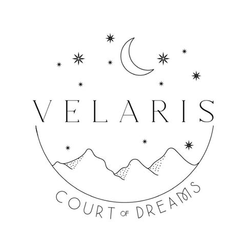 Velaris SVG (Download Now) - Etsy | Monogram vinyl decal, Coloring pages, Book accessories