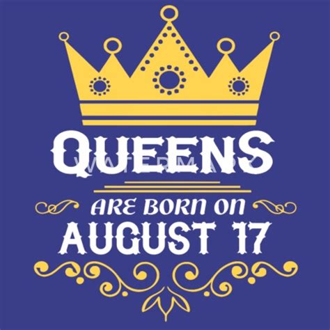 Queens are born on August 17 Men’s Premium T-Shirt | Spreadshirt