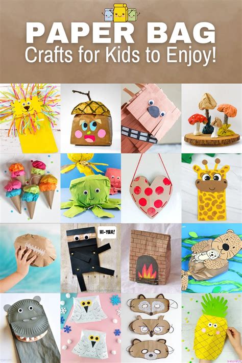 Paper Bag Crafts Your Kids Will Love Buggy And Buddy, 44% OFF