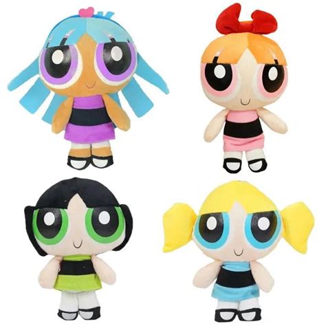 20cm The Powerpuff Girls Plush Doll Toy Bubbles Blossom Buttercup Blisstina Plush Stuffed Toys ...