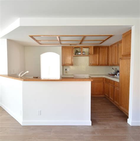 Remodel Woes: Kitchen Ceiling and Cabinet Soffits | Centsational Style