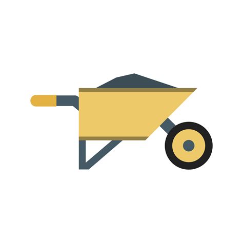 Wheelbarrow Vector Icon 356593 Vector Art at Vecteezy